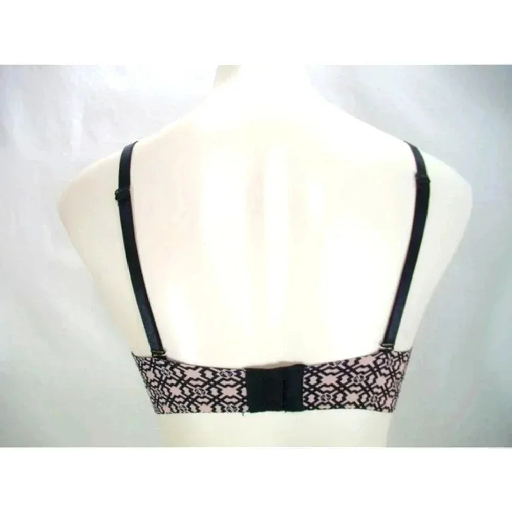 Adrienne Vittadini Push Up Seamless Underwire Bra 34B Taupe & Black NWT  New Wit